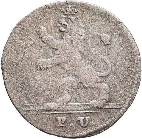 Hesse-Kassel - 1/24 Thaler 1768 FU - Federico II - Imagen 2 de 2