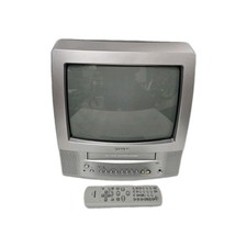Toshiba MV13P3 13" CRT TV VCR Combo   Retro Gaming VHS Ready   Tested