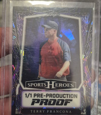 Leaf 2025 Metal Sports Heroes Terry Francona #BA-TF1 1/1 Pre-Production Baseball