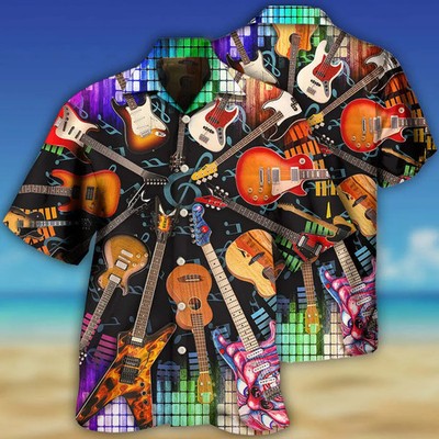 Guitar Love Music Hawaiian Shirt