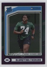 2024 Panini Donruss Rated Rookie Season Stat Line 117/120 Olumuyiwa Fashanu 3hd