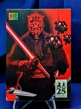 Darth Maul's Assets AM-4 Refractor 2024 Topps Chrome Star Wars Galaxy