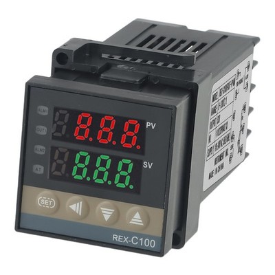 Digitaler PID Temperaturregler REX C100 f��r SSR 25A 1300C Anwendungen