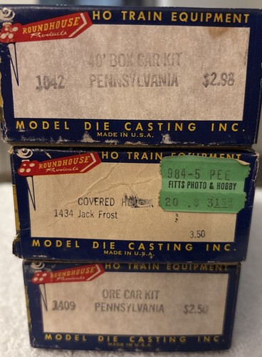 HO Modelleisenbahn Roundhouse Pennsylvania 40’ Box Car Jack Frost+