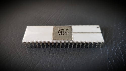 Siemens SAB 8080 A-C white ceramic CPU Intel 8080 äquivalent MCS-80 Family - Bild 6 von 8