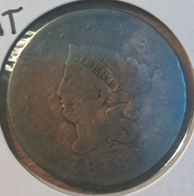 1818 Coronet Head Large Cent - Full Date - Almost Full Liberty
