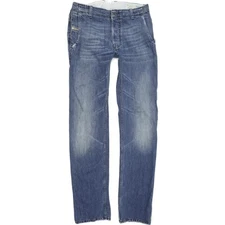 Diesel Revick 0R8CG Women Blue Straight Regular Jeans W30 L34 (58799)