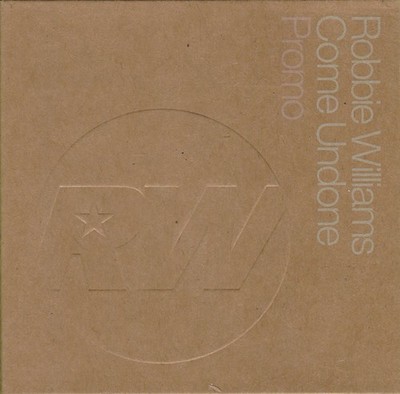 CD, Single, Promo Robbie Williams - Come Undone
