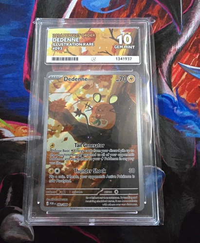 Pokémon TCG Dedenne Illustration Rare Holo 093/088 Ace 10