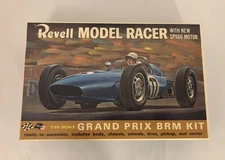 Vintage Revell 1960s Model Racer W Motor Grand Prix BRM Kit 1/25 Scale New
