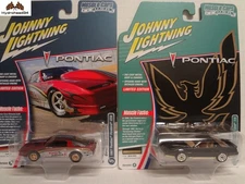 Johnny Lightning 1987 Pontiac Firebird GTA PAIR JLMC034 A&B 1:64
