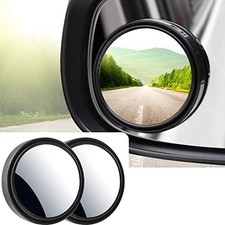Blind Spot Mirror 2 Inch Round HD Glass Convex Rear View Mirror 2 Pack