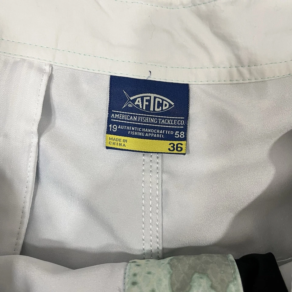 AFTCO Board Shorts Men 36 Blue Stretch Performance Tactical Fishing Active Beach - Image 3 of 4