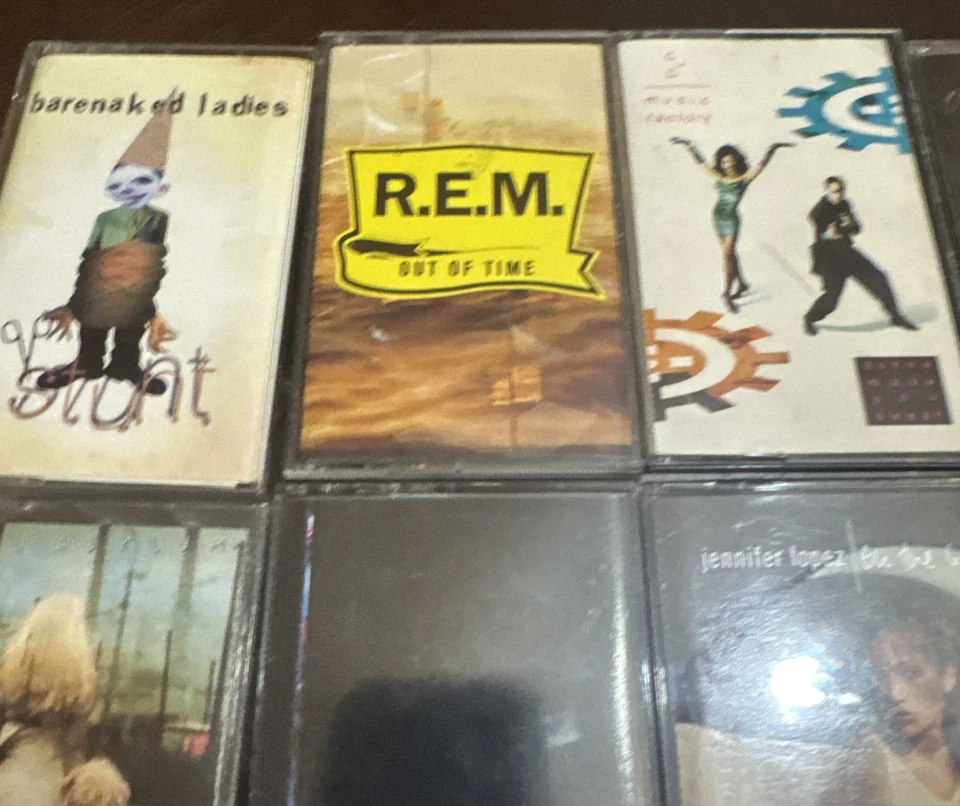 Cassette Tape Lot Of 10 Assorted Music From The 90s R.E.M Barenaked Ladies - Image 4 of 4