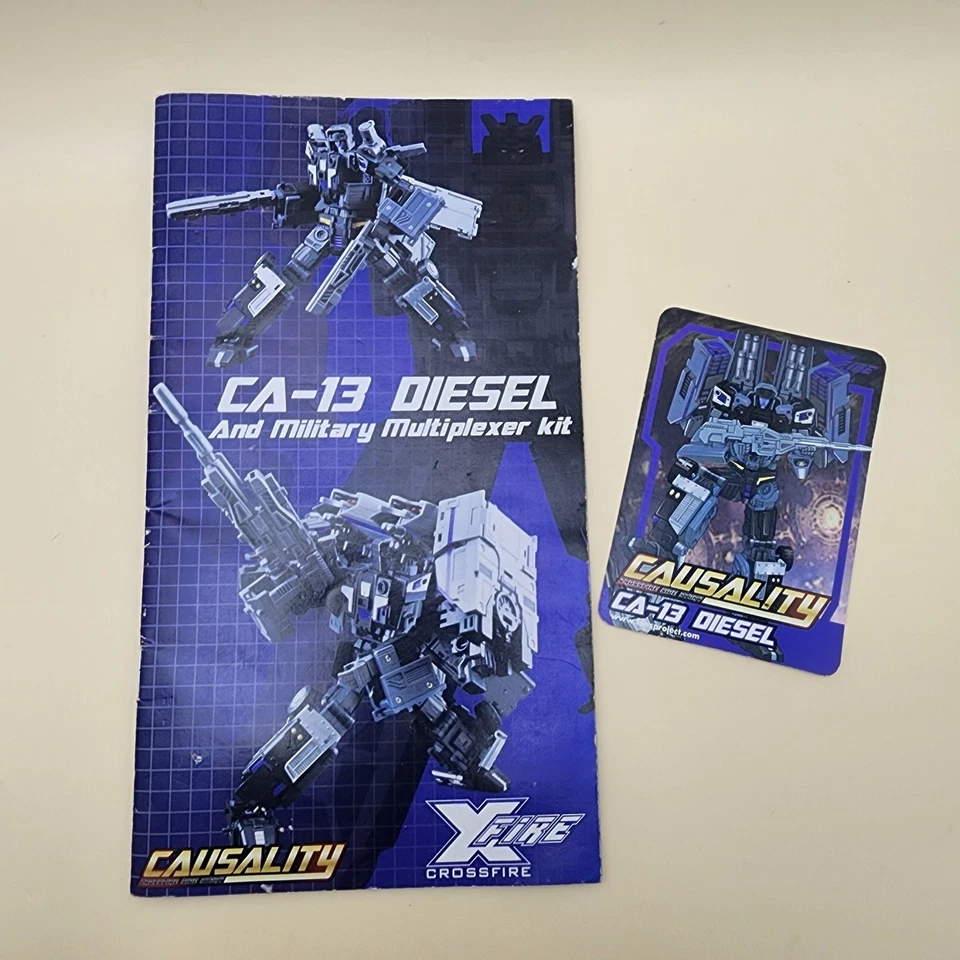 TRANSFORMERS FansProjects 2013: XFire INSTRUCCIONES DE CAUSALIDAD TARJETAS CA - RARO/DIFÍCIL DE ENCONTRAR Foto 2 de 4