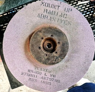 Radiac Large Grinding Wheel 18x2x5, 18  Dia, 2  Thick, 5  Center,  WRA60-L-V8