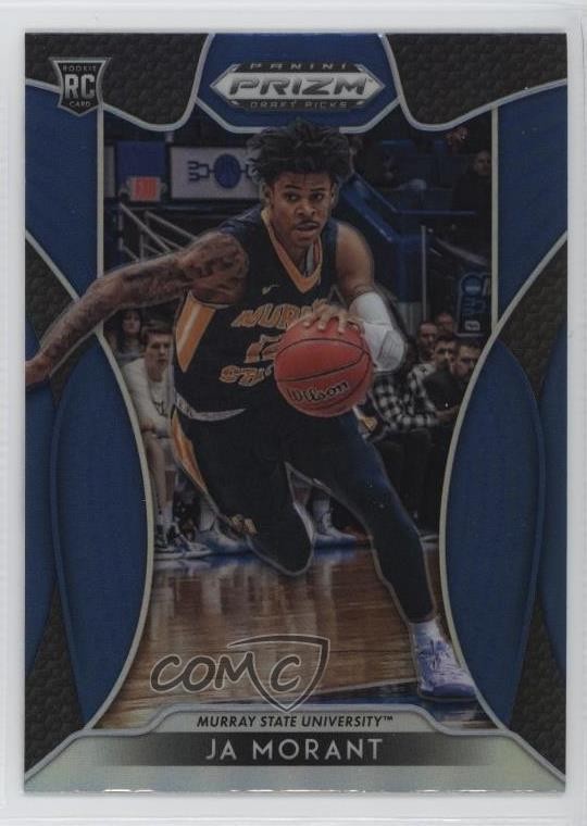2019-20 Panini Prizm Draft Picks Blue Prizm Ja Morant #2 pu3