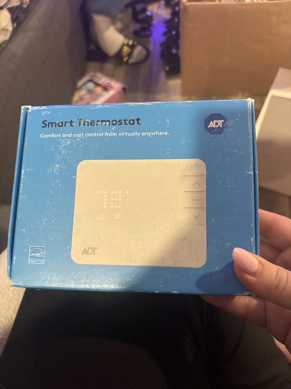 ADT Smart Thermostat Controlled ADC-T2000 B36-T10 RB - (IN Working Condition)