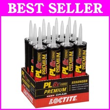 PL Fast Grab Construction Adhesive, 10 oz, 12 Pack