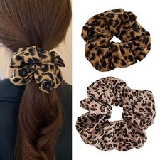 2 Pcs Women's Oversized Leopard Print Hairband Set Soft and Durable for Daily...