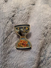 Enamel Pin Starry Night Hour Glass Van Gogh Sunflowers Lapel Badge Jewelry New