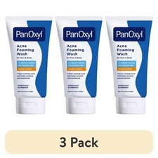 PanOxyl 10 Benzoyl Peroxide Acne Foaming Wash 5.5 oz 3 Pack