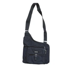 Baggallini Black Ergonomic Sling Crossbody Bag Streetwear Hipster Commuter Bag