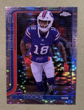 2025 Topps Chrome Pulsar Refractor #217 Brandon Cooks - Buffalo Bills