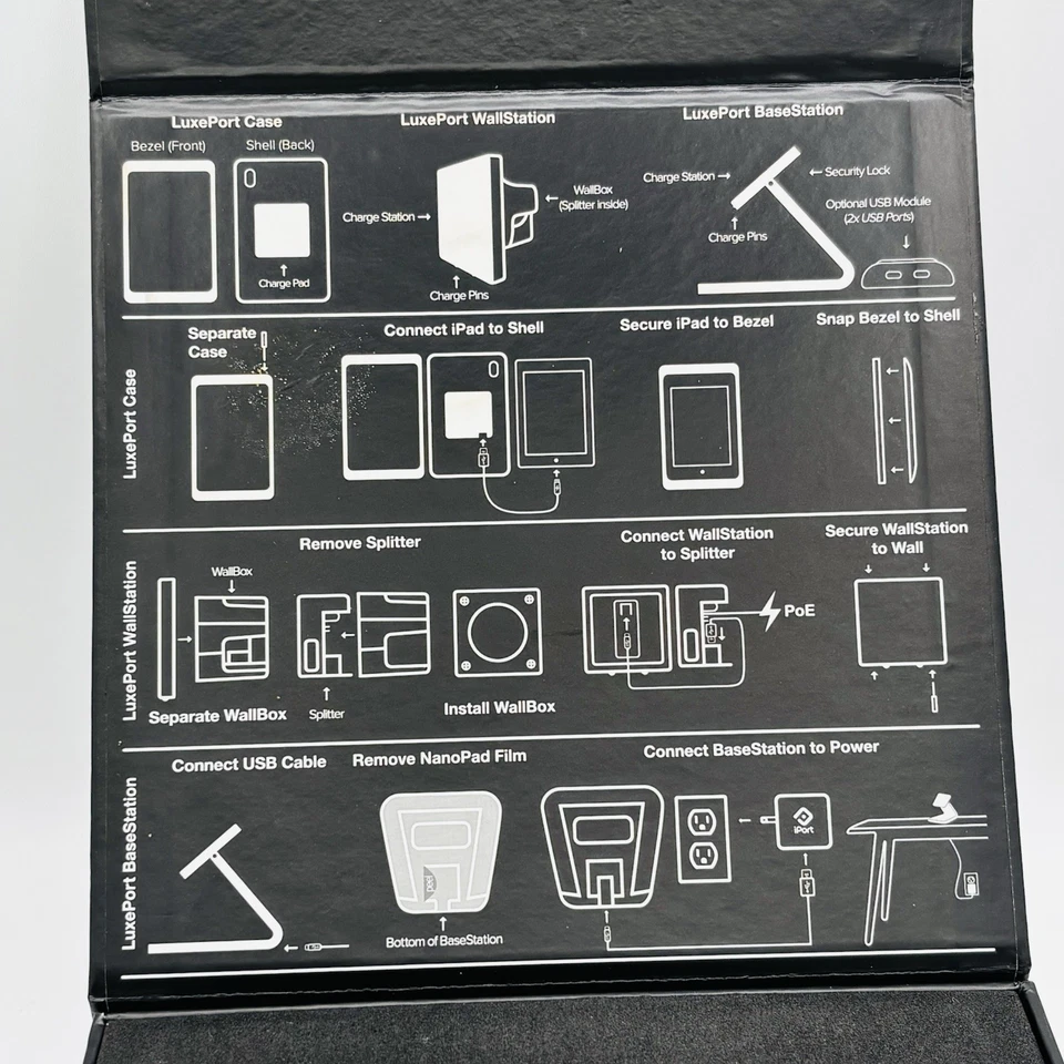 iPort Luxe Wall Station 71005 White READ NOTES - Image 3 of 4