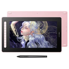 XPPen Artist 16 2nd Drawing Pen Display Battery-Free Digital Art Tablet Pink