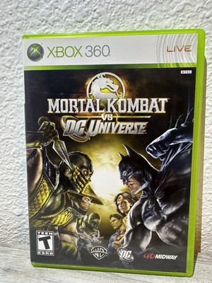 Mortal Kombat Vs. DC Universe Xbox 360, 2008 Complete with Manual Tested