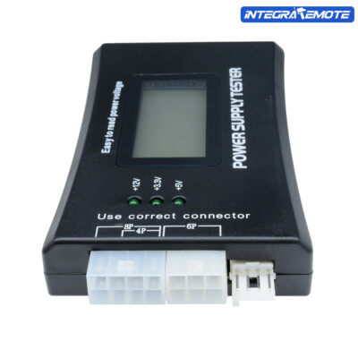 LCD Digital Power Supply Tester 20/24 Pin ATX-Connector SATA HDD Tester