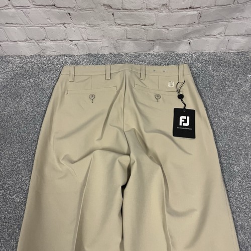 FootJoy FJ Golf Flat Front Polyester Spandex Golf Pants Mens Size 30X30 Brown - Picture 9 of 10