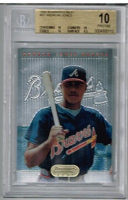 1995 Bowmans Best Andruw Jones BGS 10 | eBay