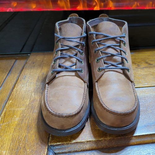 Lehigh Safety Shoes - Men's size 8 - Steel Toe Work Boot - Black Made in USA - Picture 2 of 11