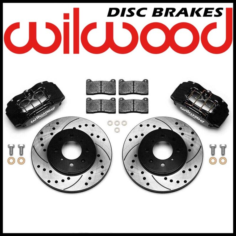 Wilwood Brake Kit Front Honda/Acura Black Wilwood Brake Kit Front Honda/Acura Black