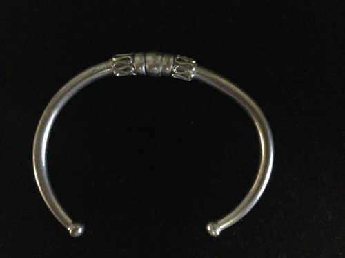 Rare Ancient Egyptian Stamped 100% Sterling Silver Pharaonic Deco.Bracelet!!!WOW - Bild 3 von 7