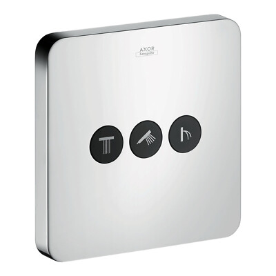AXOR ShowerSelect Unterputz Ventil 3 Funktionen Chrom Absperrventil softsquare