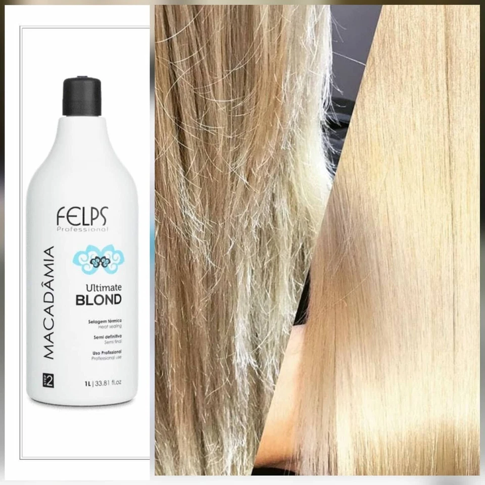 Ultimate Blond Macadamia термоуплотнение 1000 мл - Felps Professional - Изображение 2 из 4