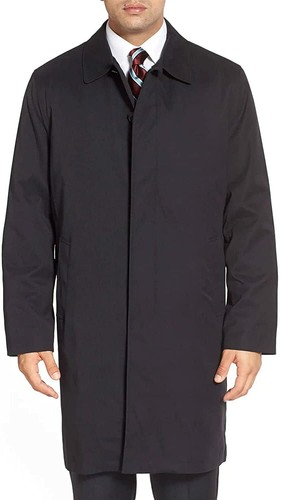 LONDON FOG Men's Durham Rain Coat with 