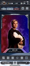 Topps Star Wars Digital Card Trader Tier 8 - Dual Galaxy Purple Beru - Base 3