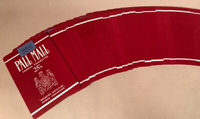 cigarette deck Pall Mall Playing of Card, Vintage Patch Collection Patch Measures Approximately Marlboro TCG Deckbox with Cigarette