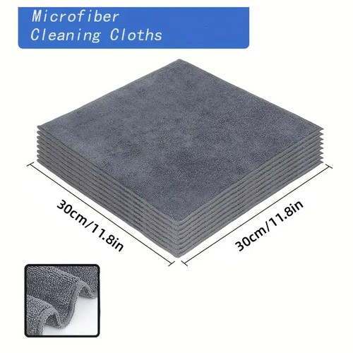 50pcs Microfibre Cleaning Cloths Household Car Dusting Wipes Reusable Soft Towel - Picture 6 of 13
