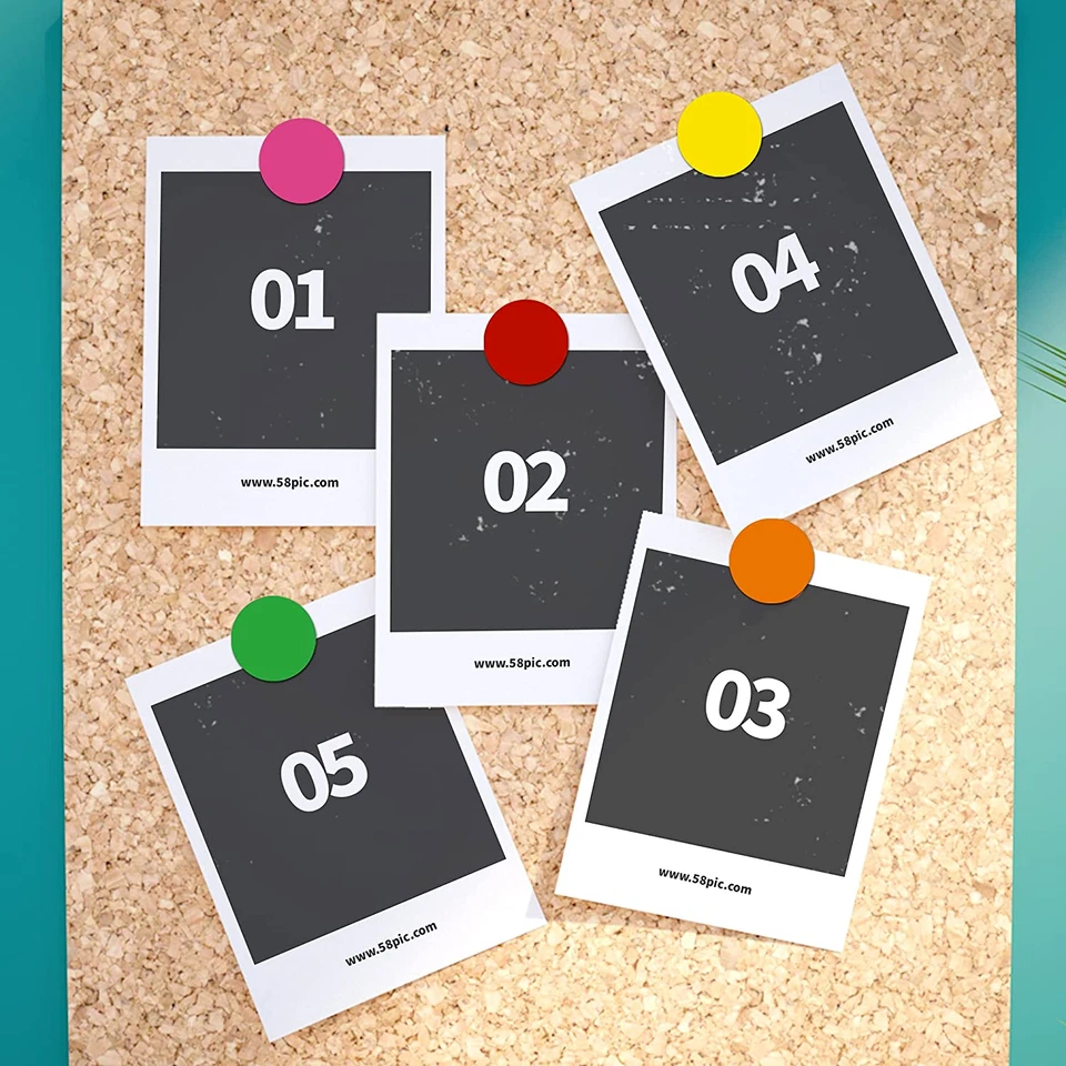 3000 Piezas 1 Pulgada Redonda Extraíble Código de Color Pegatinas de Punto Círculo Puntos Pegatinas Foto 4 de 4