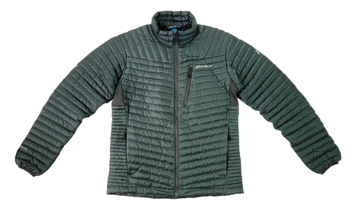 Eddie Bauer Mens Jacket Sz Small Green First Ascent Stormdown 800 Pertex Quantum - Picture 2 of 13