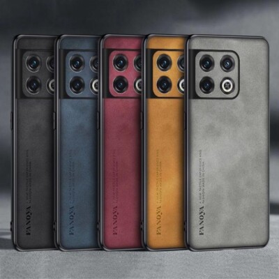For OnePlus 10Pro 1+10T 1+Ace Pro Nubuck Leather Fabric Coated hard case cover