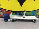 Vintage 1978 Matchbox Super Kings K-33 Lesney Scammel Trailer w/ Crane 70s White