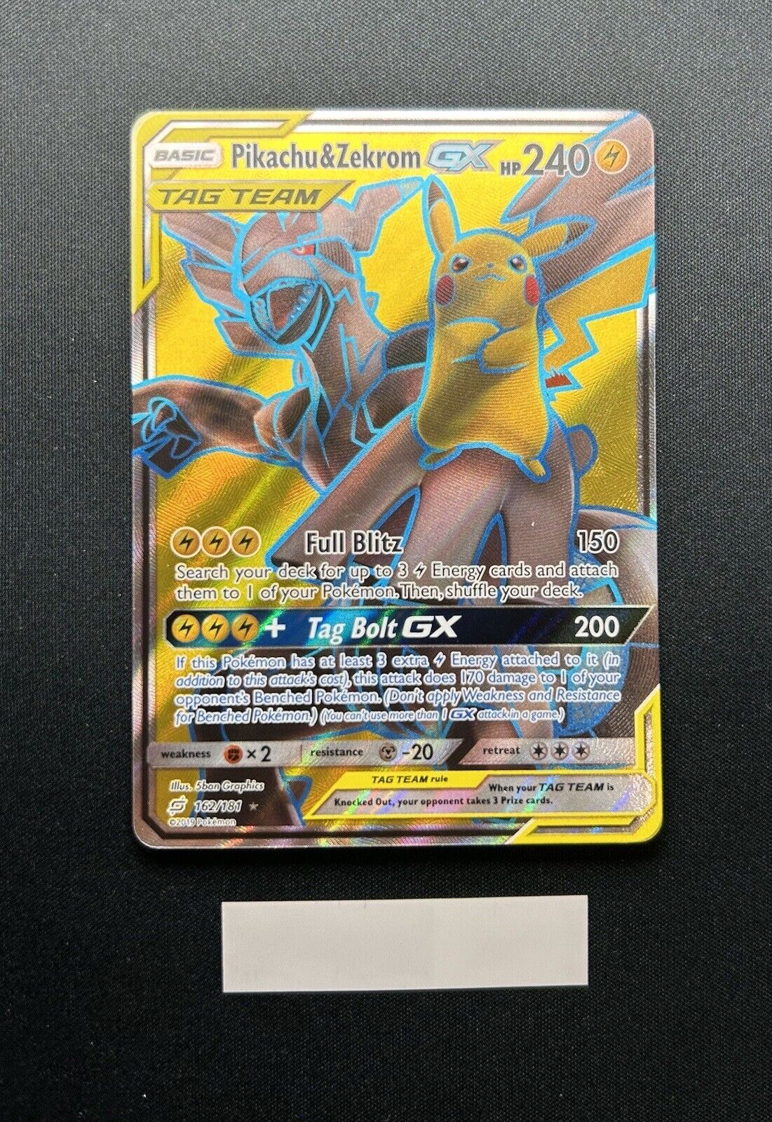 Pikachu e Zekrom-GX / Pikachu & Zekrom-GX (162/181), Busca de Cards