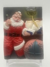 Vtg Coca Cola Christmas Magnet 1997 Santa Claus Good Boys & Girls Fridge Magnet