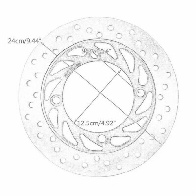 rear Brake disc For Honda NSS250 CB400SF CB400F CB500 CB750F